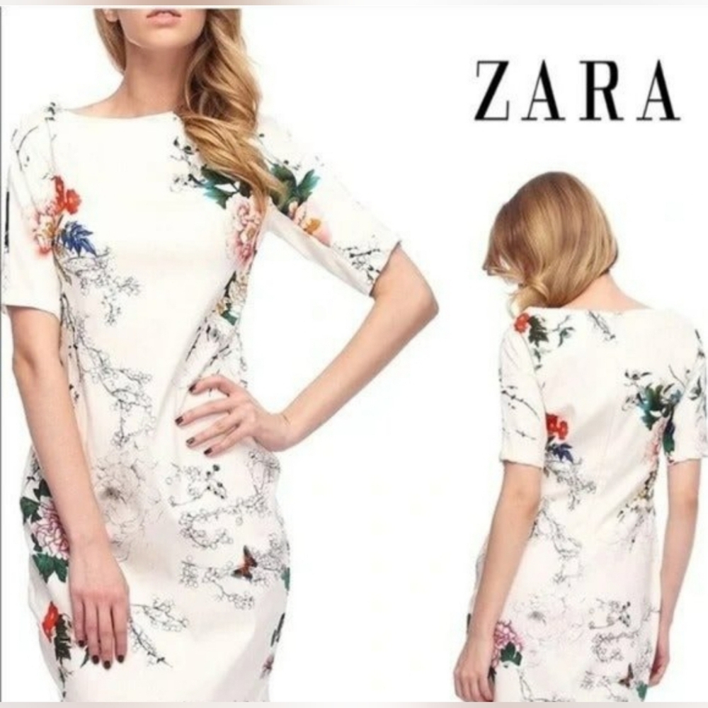 Zara Floral Print Dress